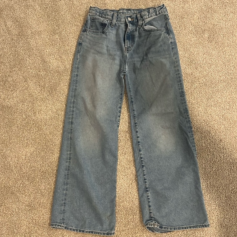Old Navy Girls wide leg denim pants